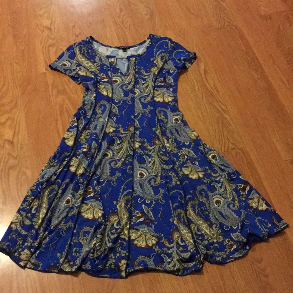 Paisley Patterned Dress